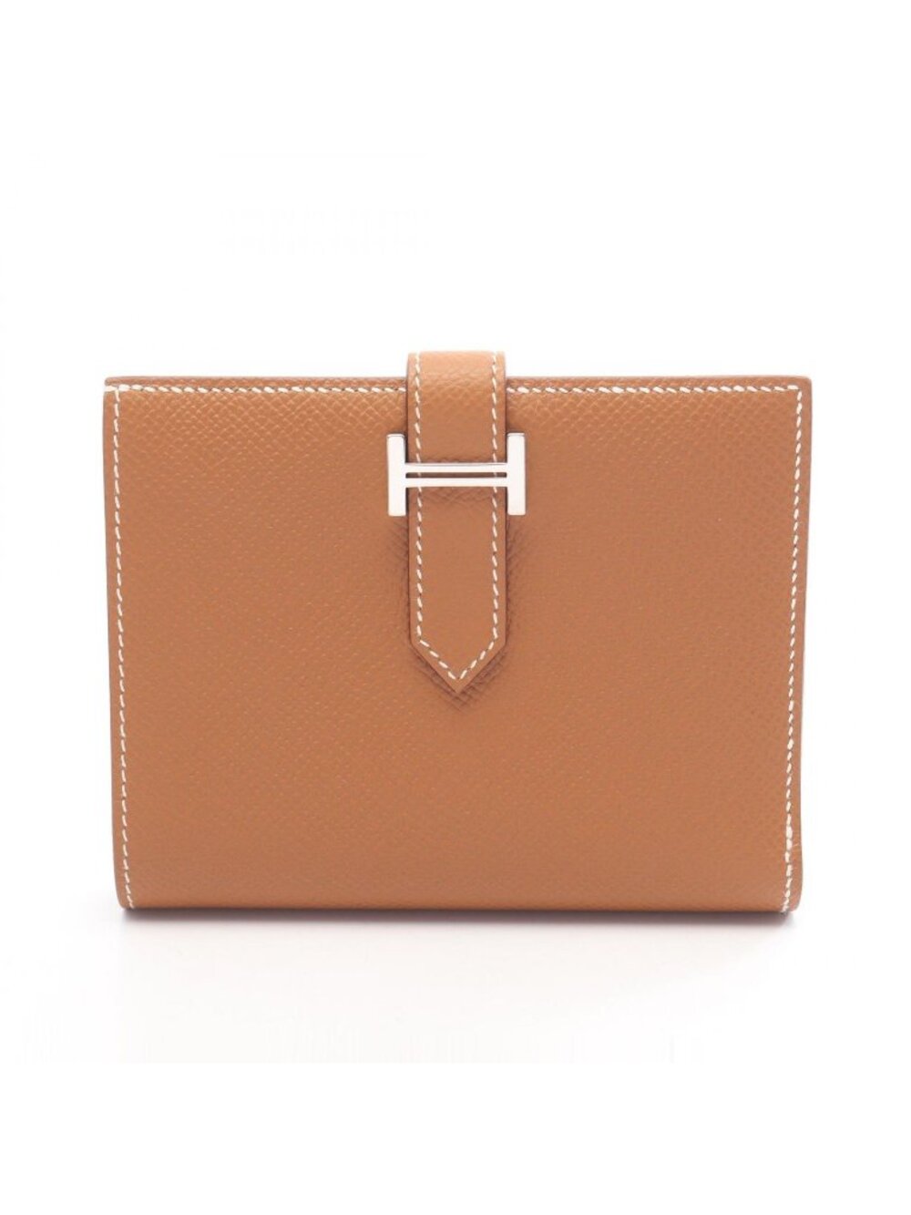 Hermes Bifold Wallet Bearn Compact Gold